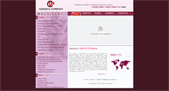 Desktop Screenshot of confectionerymachineryindia.com